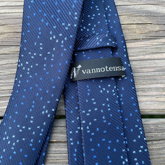 Addiction Men Blue Necktie Classic Length Tie Fash - Picture 5 of 7